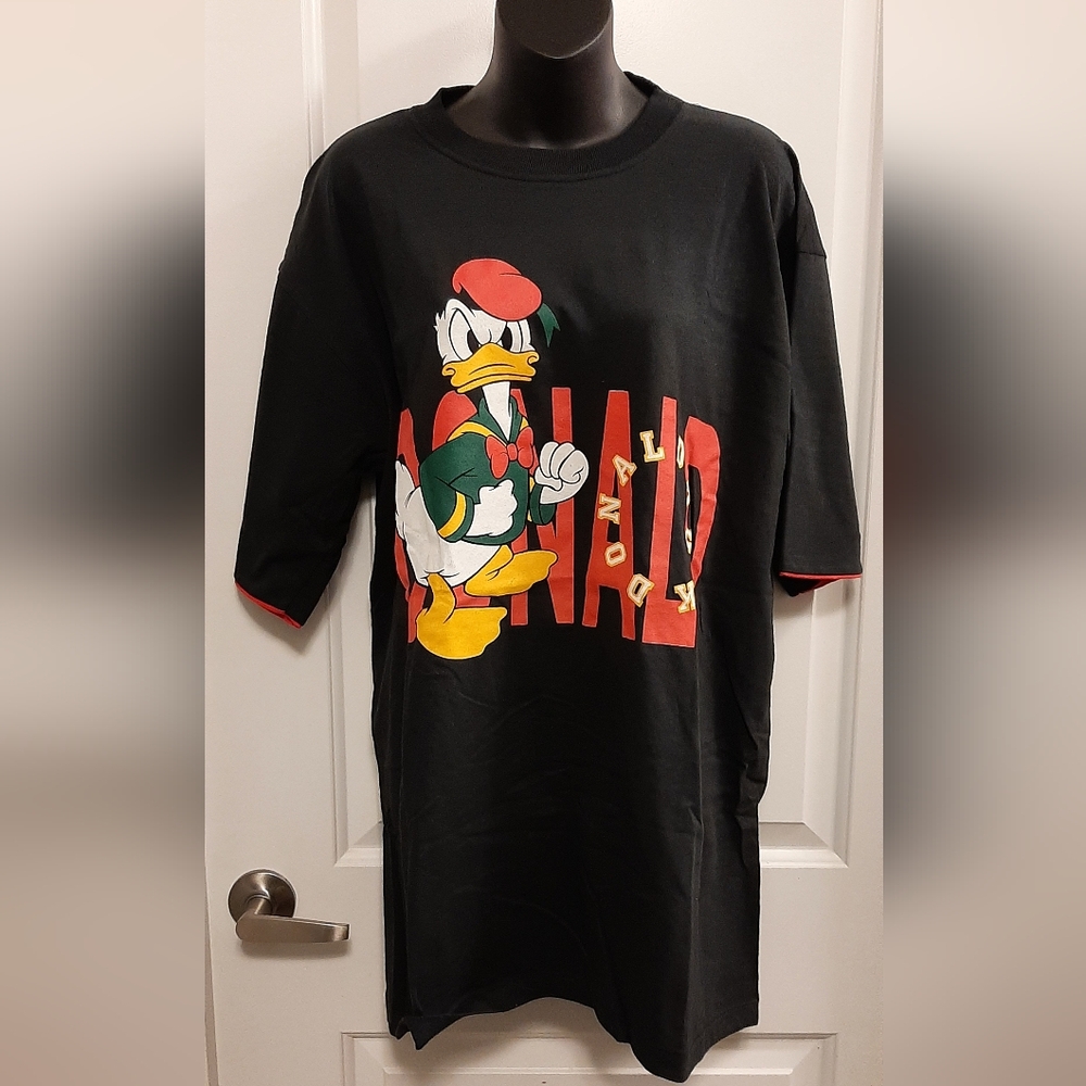Vintage Disney Wear Donald Duck Ready to Fight NEW With Tags Mens XL Cotton